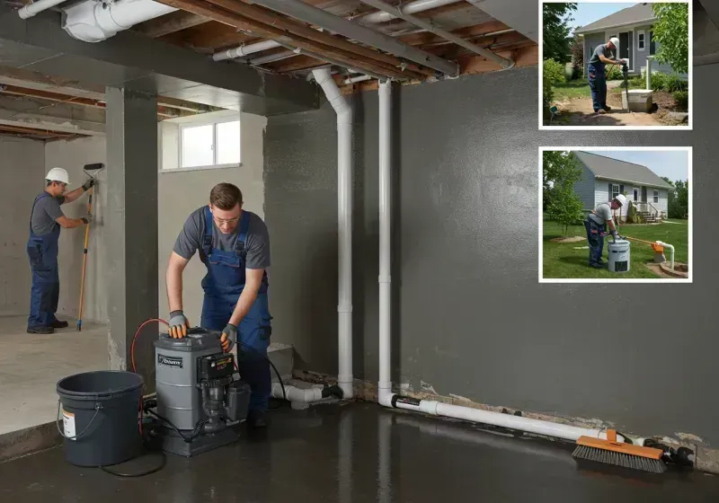 Basement Waterproofing and Flood Prevention process in LaFayette, GA